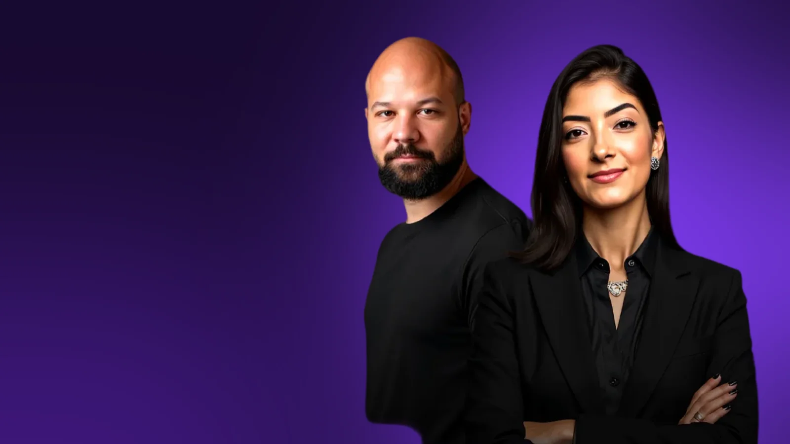 Lucas e Luana, fundadores da Labrego IA